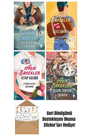 Lyssa Kay Adams 4 Kitap Seti + Okuma Sticker'ları