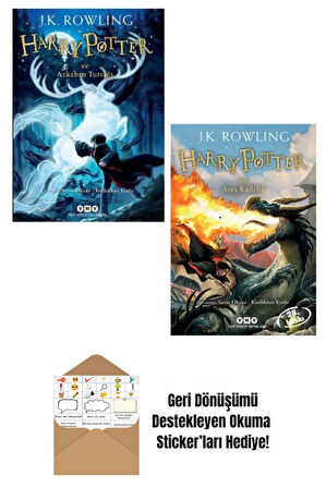 Harry Potter Ve Azkaban Tutsağı - Harry Potter Ve Ateş Kadehi + Okuma Sticker'ları