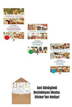 Feridun M. Emecen - Osmanlı Klasik Çağında Hanedan 3 Kitap Set + Okuma Sticker'ları