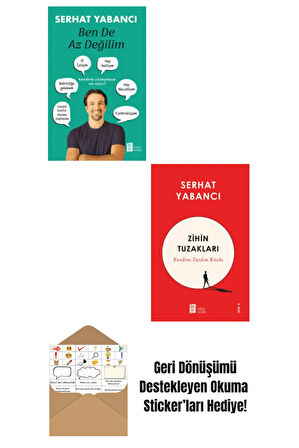 Ben De Az Değilim + Zihin Tuzakları 2 Kitap + Okuma Sticker'ları