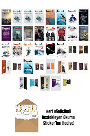 Zülfü Livaneli 37 Kitap Seti + Okuma Sticker'ları