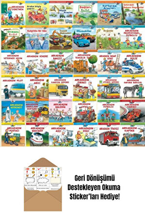 Dünyayı Öğreniyorum Set 36 Kitap + Okuma Sticker'ları
