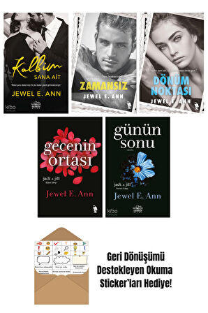 Jewel E. Ann 5 Kitap Seti + Okuma Sticker'ları