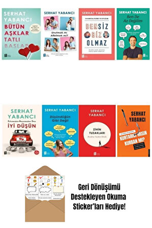 Serhat Yabancı 8 Kitap Set + Okuma Sticker'ları