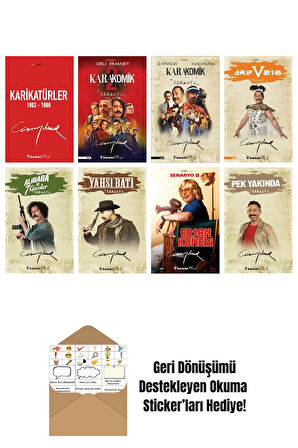 Cem Yılmaz Budan 8 Kitap Seti + Okuma Sticker'ları