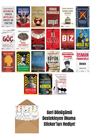 Osman Pamukoğlu 21 Kitap Seti + Okuma Sticker'ları