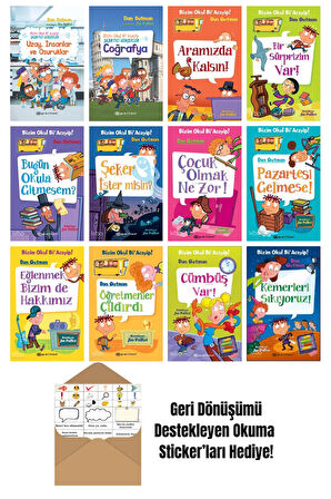 Dan Gutman 12 Kitap Seti + Okuma Sticker'ları