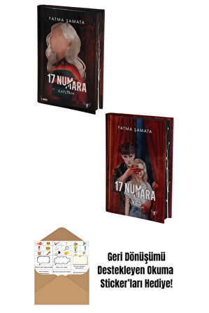 17 Numara Katliam + 17 Numara Piyes 2 Kitap Set (Ciltli) + Okuma Sticker'ları