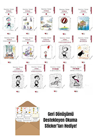 Pıtırcık 14 Kitap Full Set + Okuma Sticker'ları