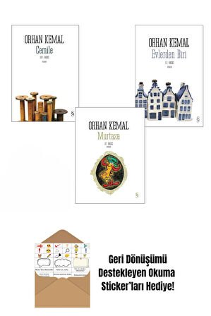 Cemile - Murtaza - Evlerden biri -Orhan Kemal + Okuma Sticker'ları