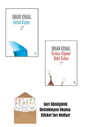 Orhan Kemal 2 Kitap Set + Okuma Sticker'ları