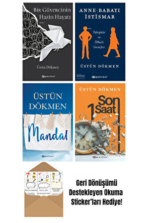 Üstün Dökmen 4 Kitap Seti + Okuma Sticker'ları
