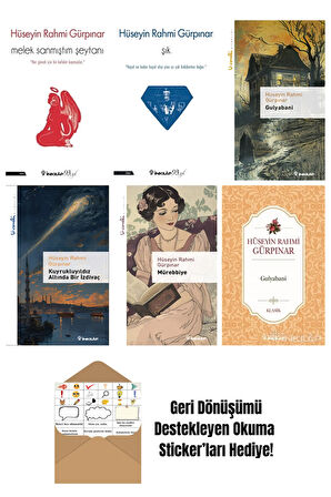 Hüseyin Rahmi Gürpınar 6 Kitap Seti + Okuma Sticker'ları