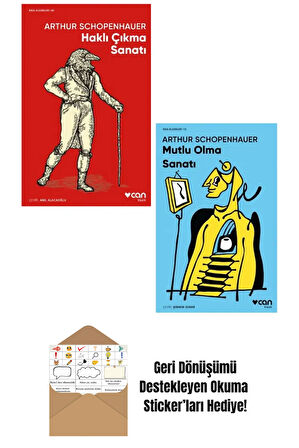 Arthur Schopenhauer 2 Kitap Set + Okuma Sticker'ları