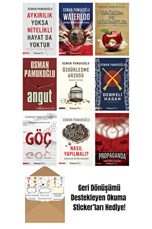 Osman Pamukoğlu 9 Kitap Seti + Okuma Sticker'ları