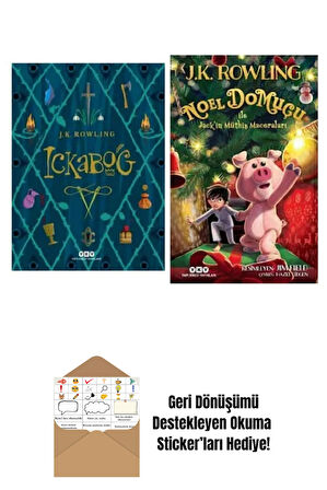 Ickabog + Noel Domuçu Ile Jack'in Müthiş Maceraları 2 Kitap Set + Okuma Sticker'ları