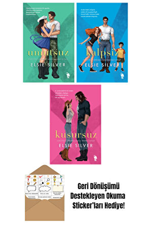 Elsie Silver 3 Kitap Seti + Okuma Sticker'ları