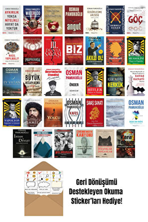 Osman Pamukoğlu 34 Kitap Seti + Okuma Sticker'ları