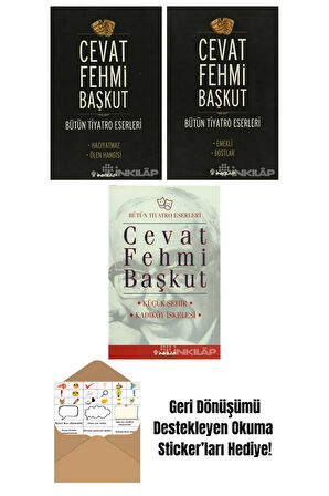 Cevat Fehmi Başkut 3 Kitap Seti + Okuma Sticker'ları