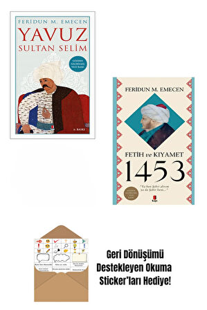 Feridun M. Emecen 2 Kitap Set  + Okuma Sticker'ları