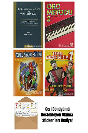 Nail Yavuzoğlu 4 Kitap Seti + Okuma Sticker'ları