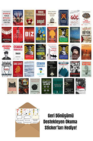 Osman Pamukoğlu 39 Kitap Seti + Okuma Sticker'ları