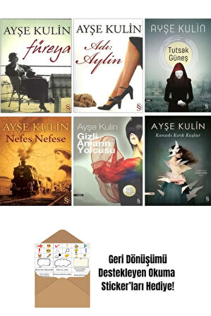 Ayşe Kulin 6 Kitap Set + Okuma Sticker'ları