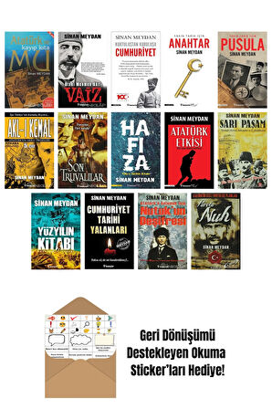 Sinan Meydan 14 Kitap Seti + Okuma Sticker'ları