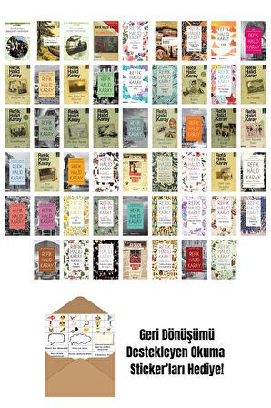 Refik Halid Karay 52 Kitap Seti + Okuma Sticker'ları