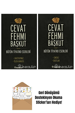 Cevat Fehmi Başkut 2 Kitap Seti + Okuma Sticker'ları