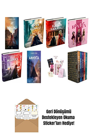 Gamze Çelik 8 Kitap Seti + Okuma Sticker'ları