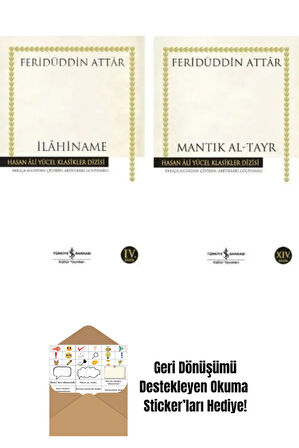 Feridüddin Attar 2 Kitap Set + Okuma Sticker'ları