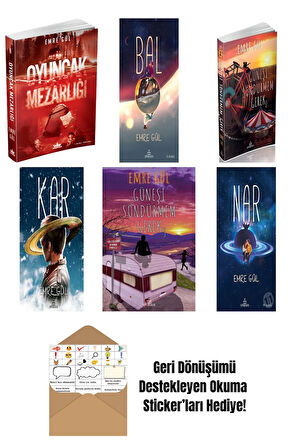 Emre Gül 6 Kitap Seti + Okuma Sticker'ları