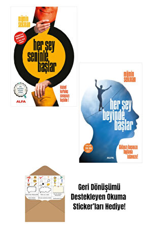 Her Şey Seninle Başlar + Her Şey Beyinde Başlar + Okuma Sticker'ları