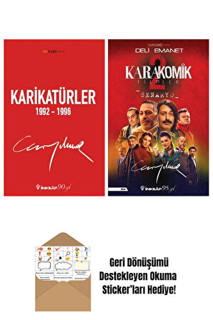 Cem Yılmaz Budan 2 Kitap Seti + Okuma Sticker'ları