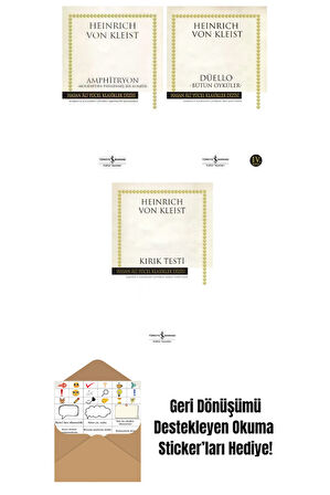 Heinrich Von Kleist 3 Kitap Set + Okuma Sticker'ları
