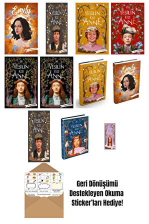 L. M. Montgomery 11 Kitap Seti + Okuma Sticker'ları