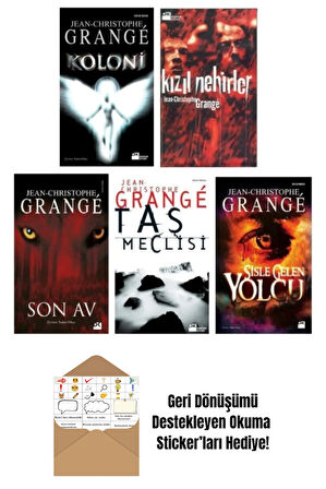 Jean Christophe Grange Seti 5 Kitap + Okuma Sticker'ları