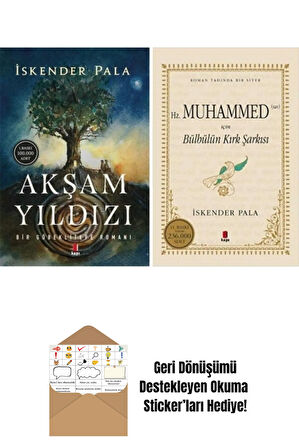 Akşam Yıldızı Bülbülün Kırk Şarkısı 2 Kitap Set İskender Pala + Okuma Sticker'ları