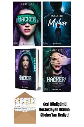 Murat Ekşi 4 Kitap Seti + Okuma Sticker'ları