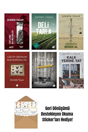 Şermin Yaşar Seti 6 Kitap + Okuma Sticker'ları