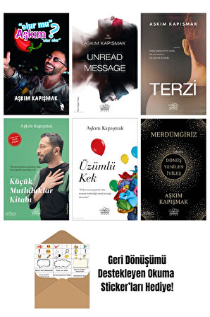 Aşkım Kapışmak 6 Kitap Seti + Okuma Sticker'ları