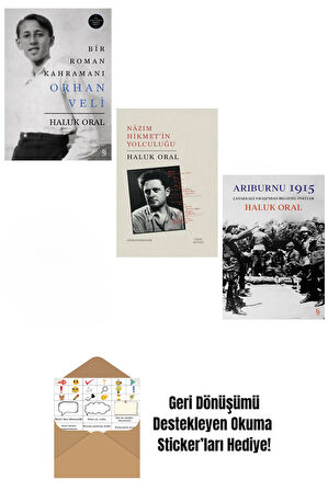 Haluk Oral 3 Kitap Set + Okuma Sticker'ları