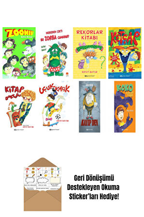 Rıfat Batur 9 Kitap Seti + Okuma Sticker'ları