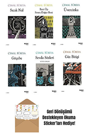 Cemal Süreyya Set (6 Kitap) + Okuma Sticker'ları