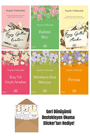 Naşide Gökbudak 6 Kitap Seti + Okuma Sticker'ları
