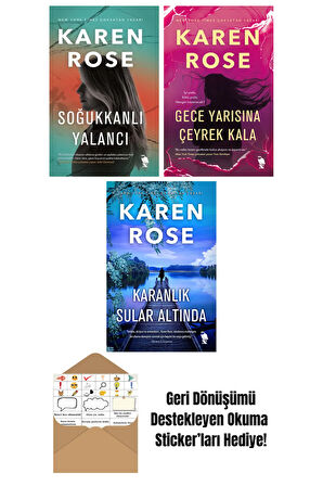 Karen Rose 3 Kitap Seti + Okuma Sticker'ları
