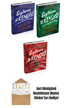 Maureen Johnson 3 Kitap Seti + Okuma Sticker'ları