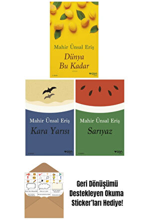 Mahir Ünsal Eriş 3 Kitap Set + Okuma Sticker'ları