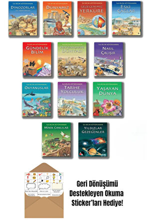 İlk Bilim Kütüphanem Tam Set + Okuma Sticker'ları